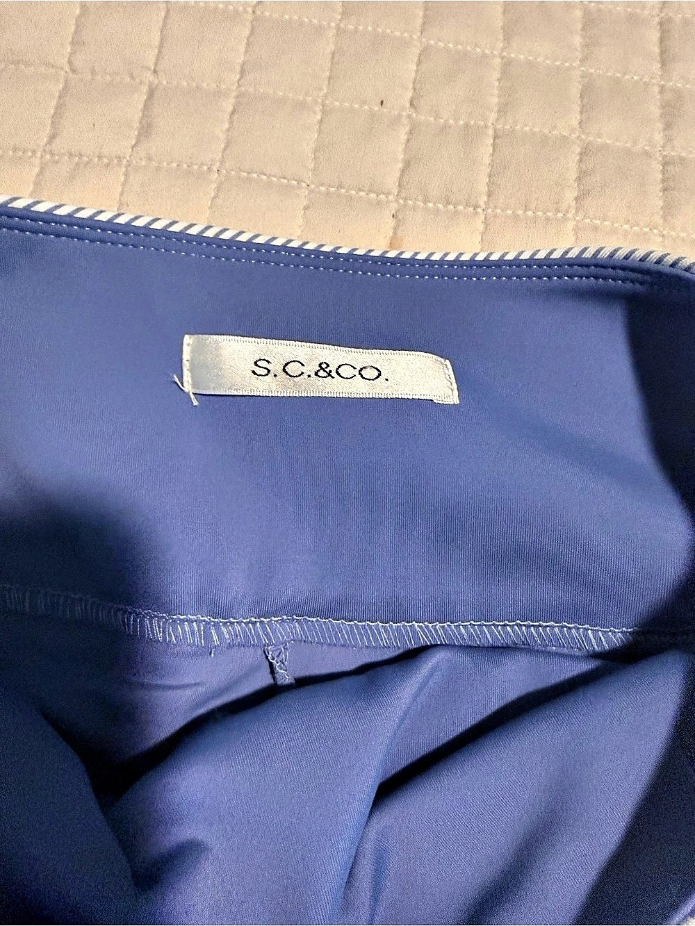 S.C. & Co. Striped Mini Skirt in Blue & White Size XS - Picture 8 of 11